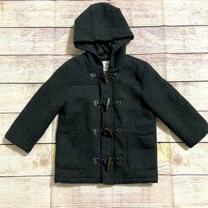 Gray Winter Peacoat - Boys size 4T - Childrens Place